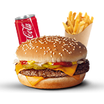 Half Lb Beef Burger Meal 